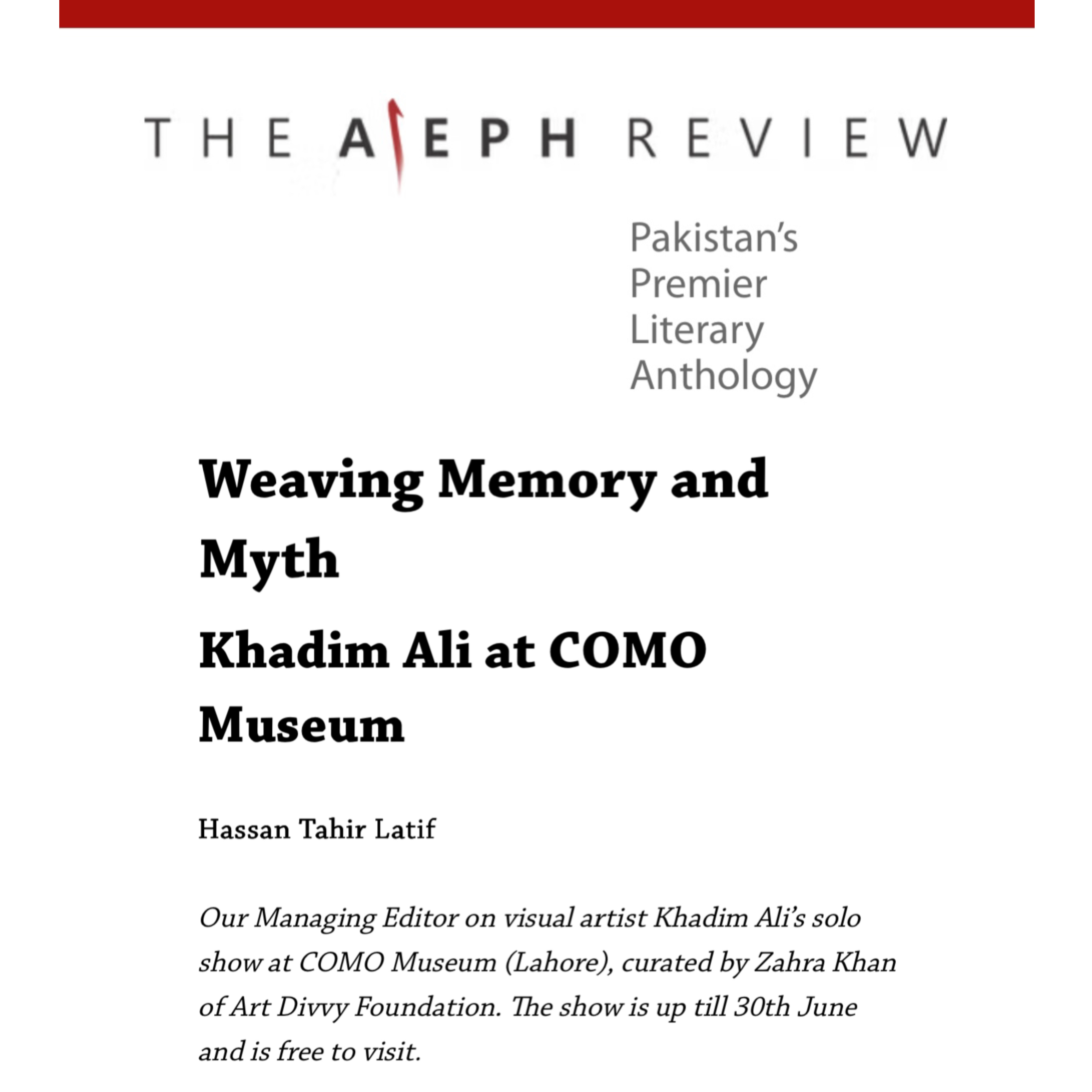 Weaving Memory and Myth